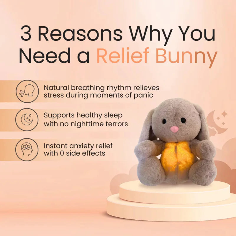 Breathing Bunny Plush Toy