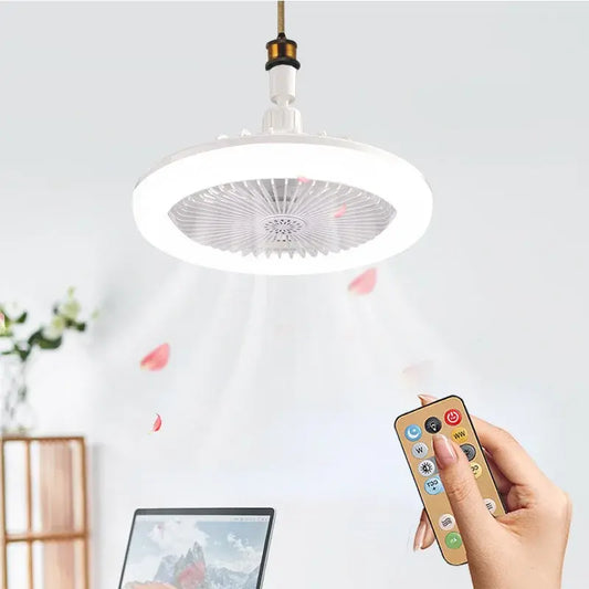 Remote-Controlled Ceiling Lamp Fan