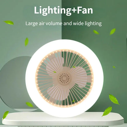 Remote-Controlled Ceiling Lamp Fan